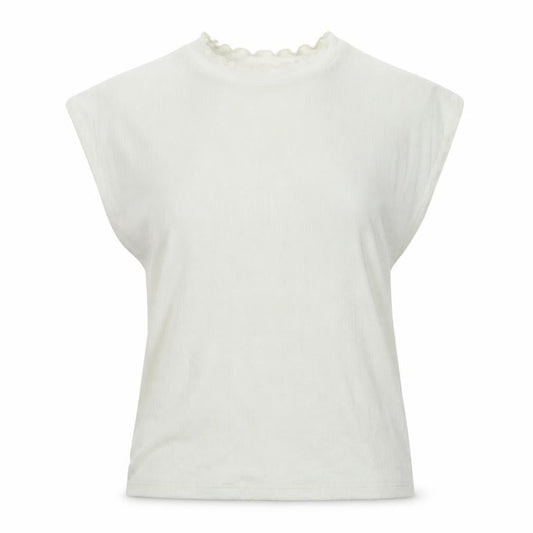 Front view of Primark girls’ white basic t-shirt, size S