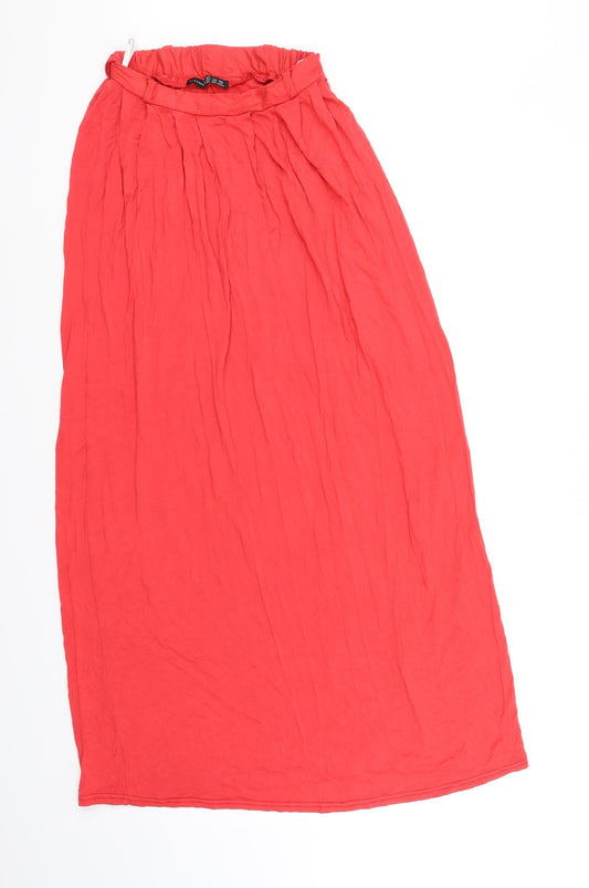 Atmosphere Womens Orange   Flare Skirt Size 8