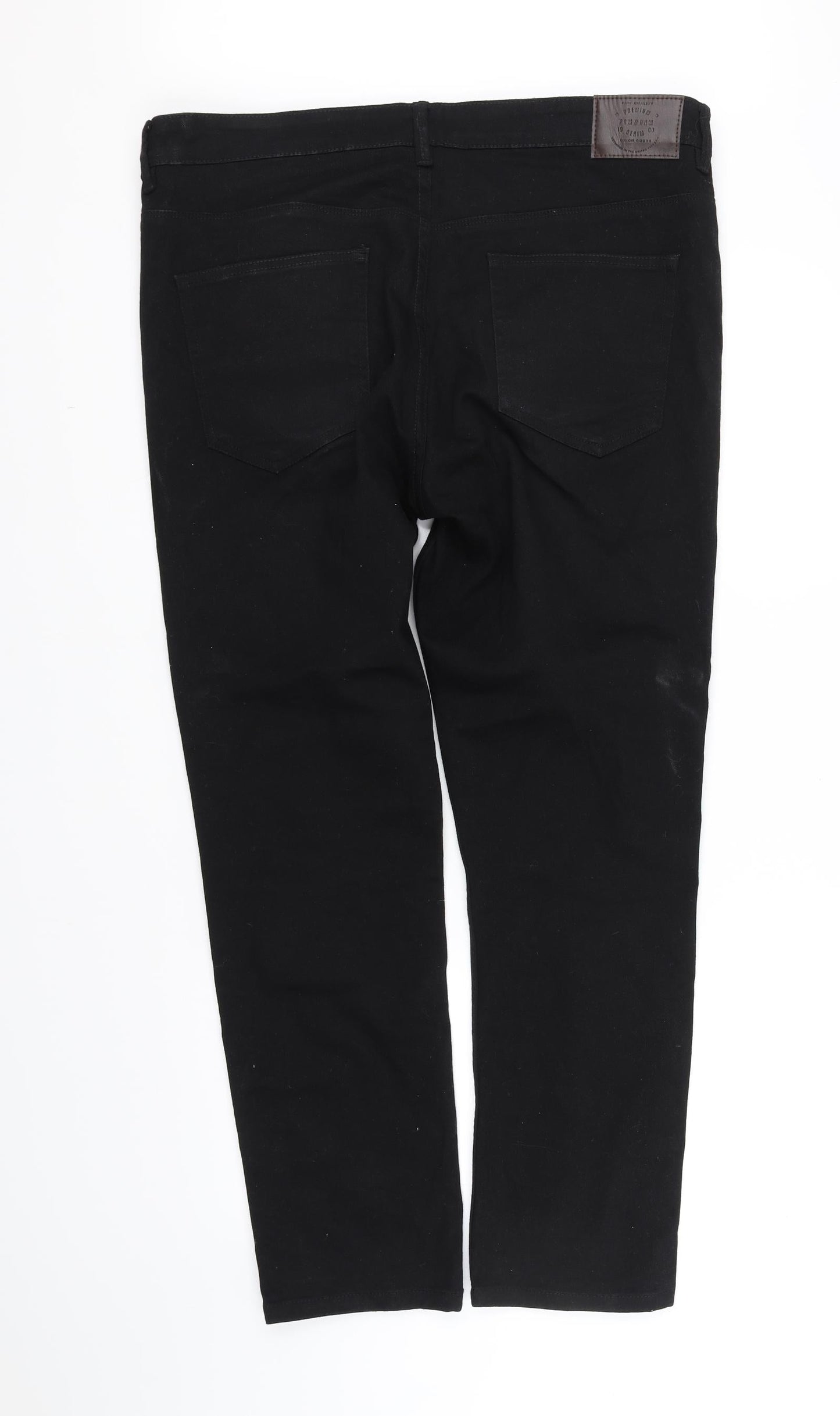 pre worn Womens Black   Straight Jeans Size L L30 in