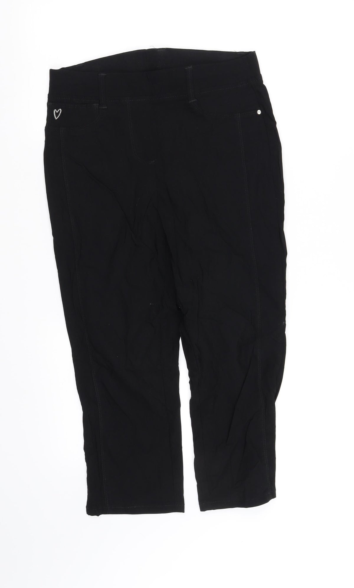 pre worn Womens Black   Trousers  Size 8 L24 in