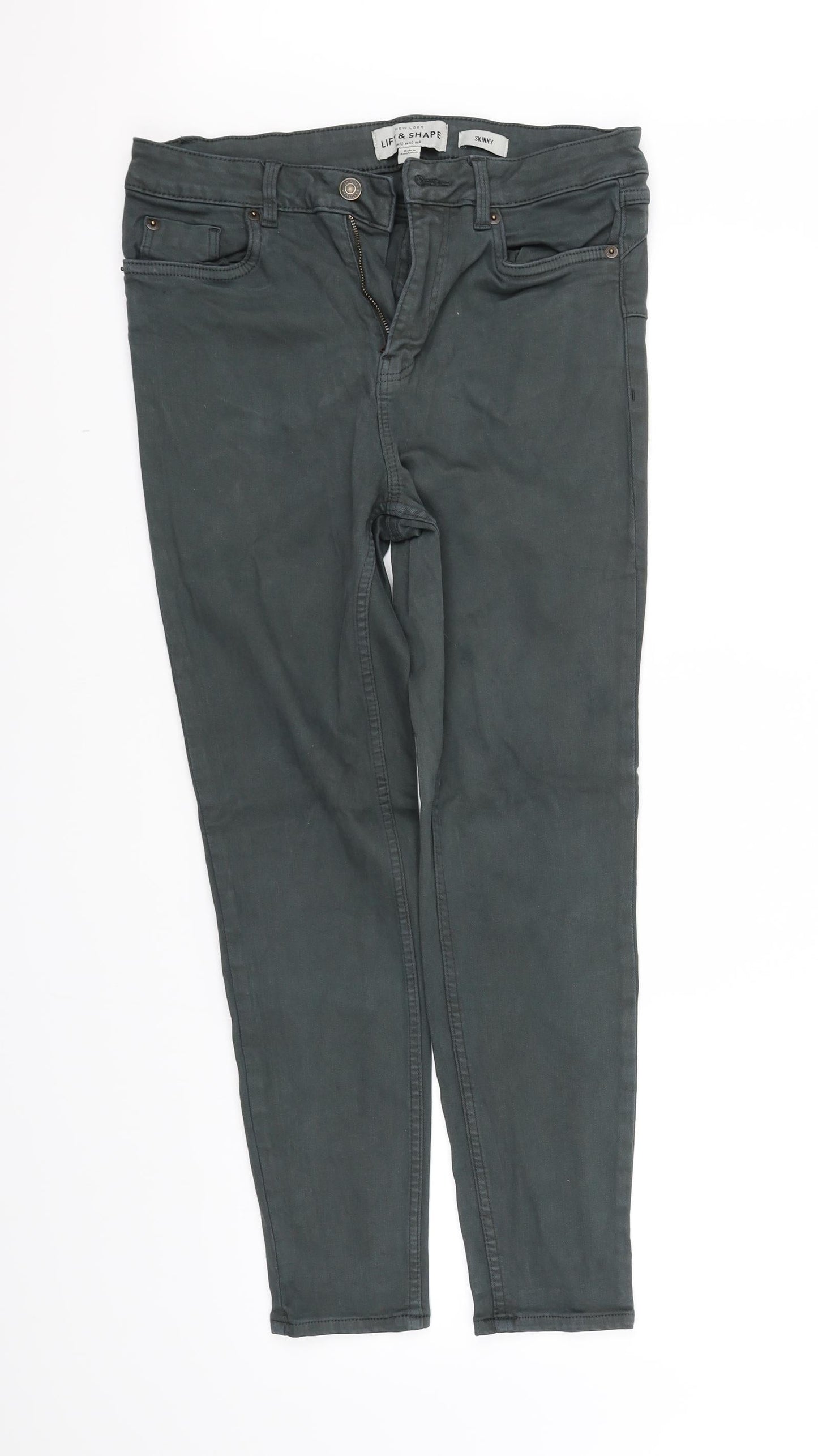 pre worn Womens Green   Straight Jeans Size 12 L30 in
