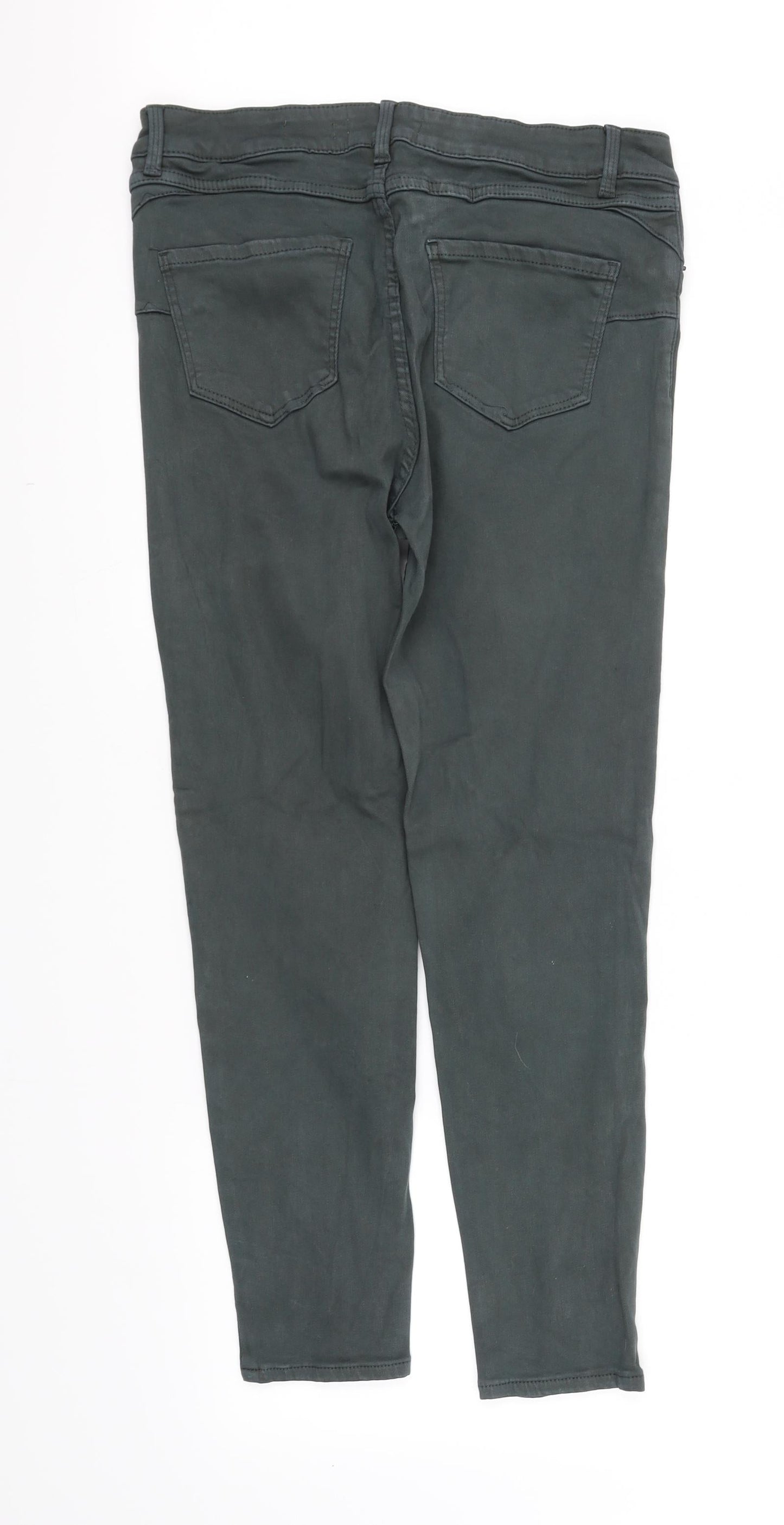 pre worn Womens Green   Straight Jeans Size 12 L30 in