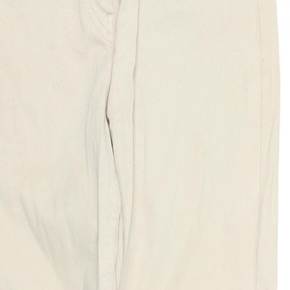 pre worn Womens Beige   Straight Jeans Size 34 in L30 in