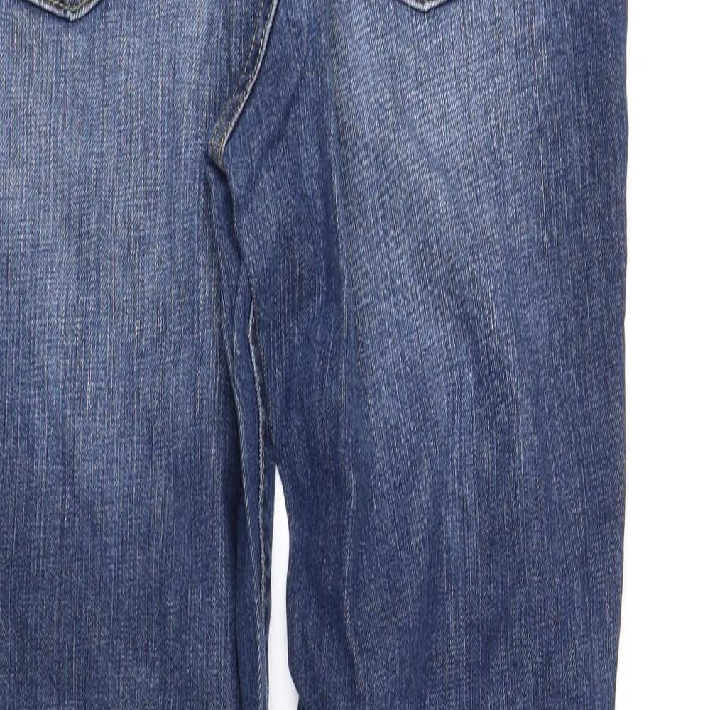 pre worn Womens Blue   Straight Jeans Size 10 L34 in