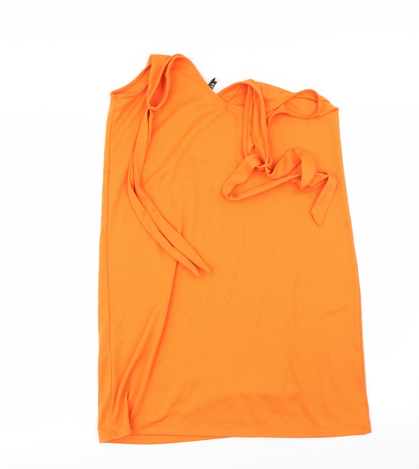 Pieces Womens Orange   Basic T-Shirt Size S