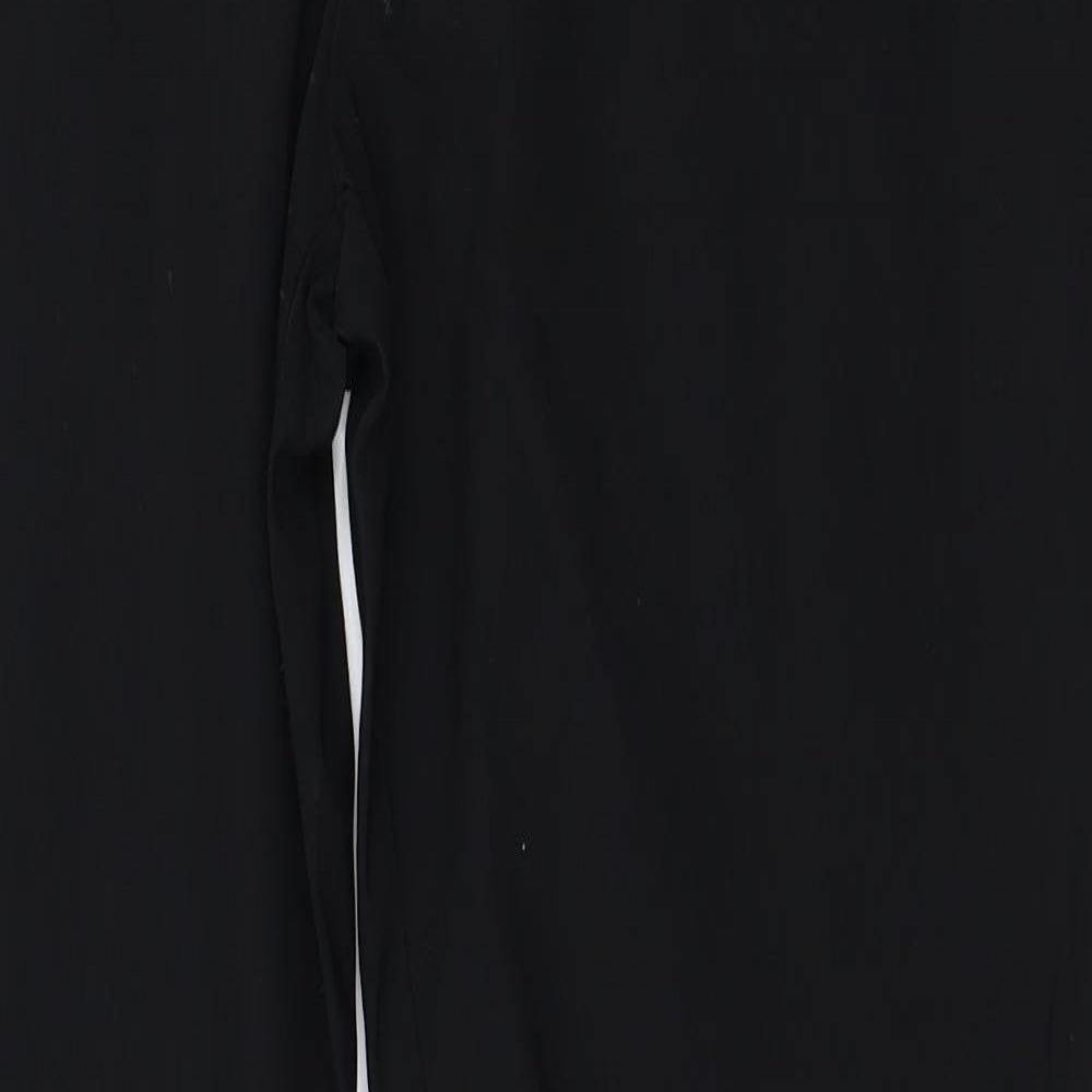 Papaya Womens Black   Trousers  Size 14 L26 in