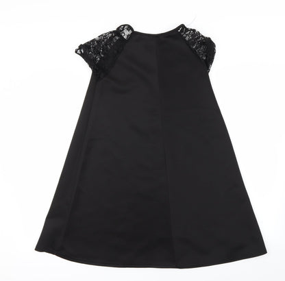 Back view of Club L women’s black a-line, size UK 12