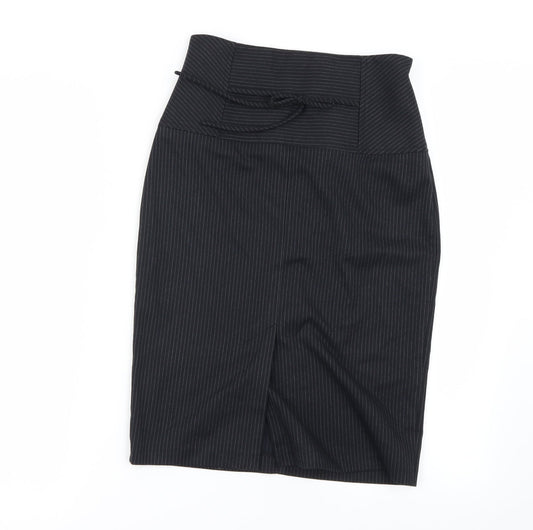 Preworn Womens Black   A-Line Skirt Size 6