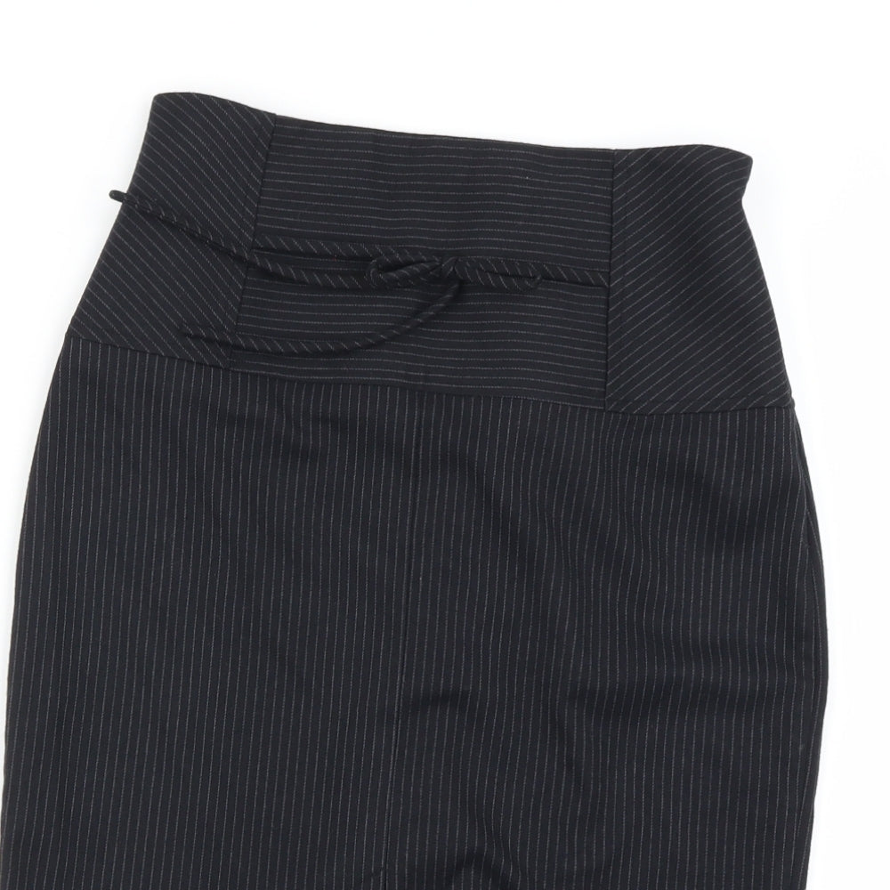 Preworn Womens Black   A-Line Skirt Size 6
