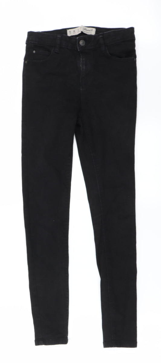denim co Womens Black   Straight Jeans Size 10 L26 in