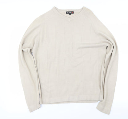 Additional front view of did milan women’s beige jumper, size S
