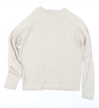 Back view of did milan women’s beige jumper, size S