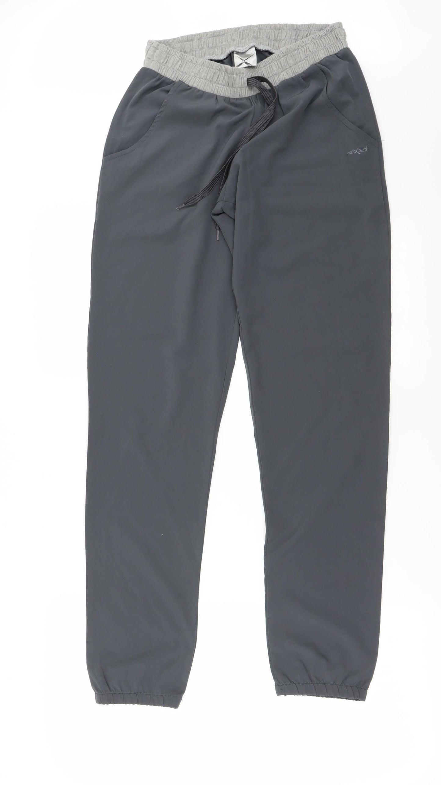 maxed Womens Grey   Trousers  Size S L28 in