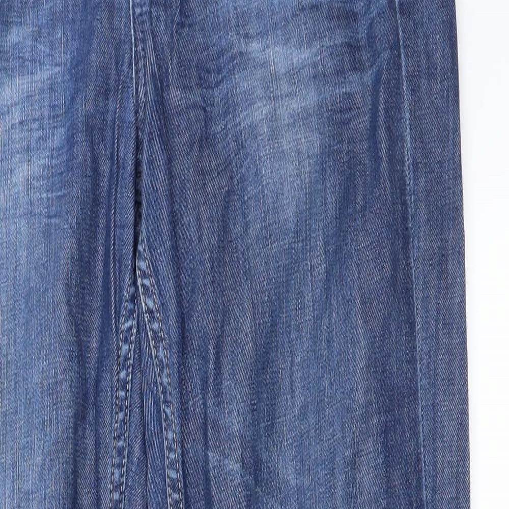 Preworn Womens Blue   Straight Jeans Size 28 in L25 in