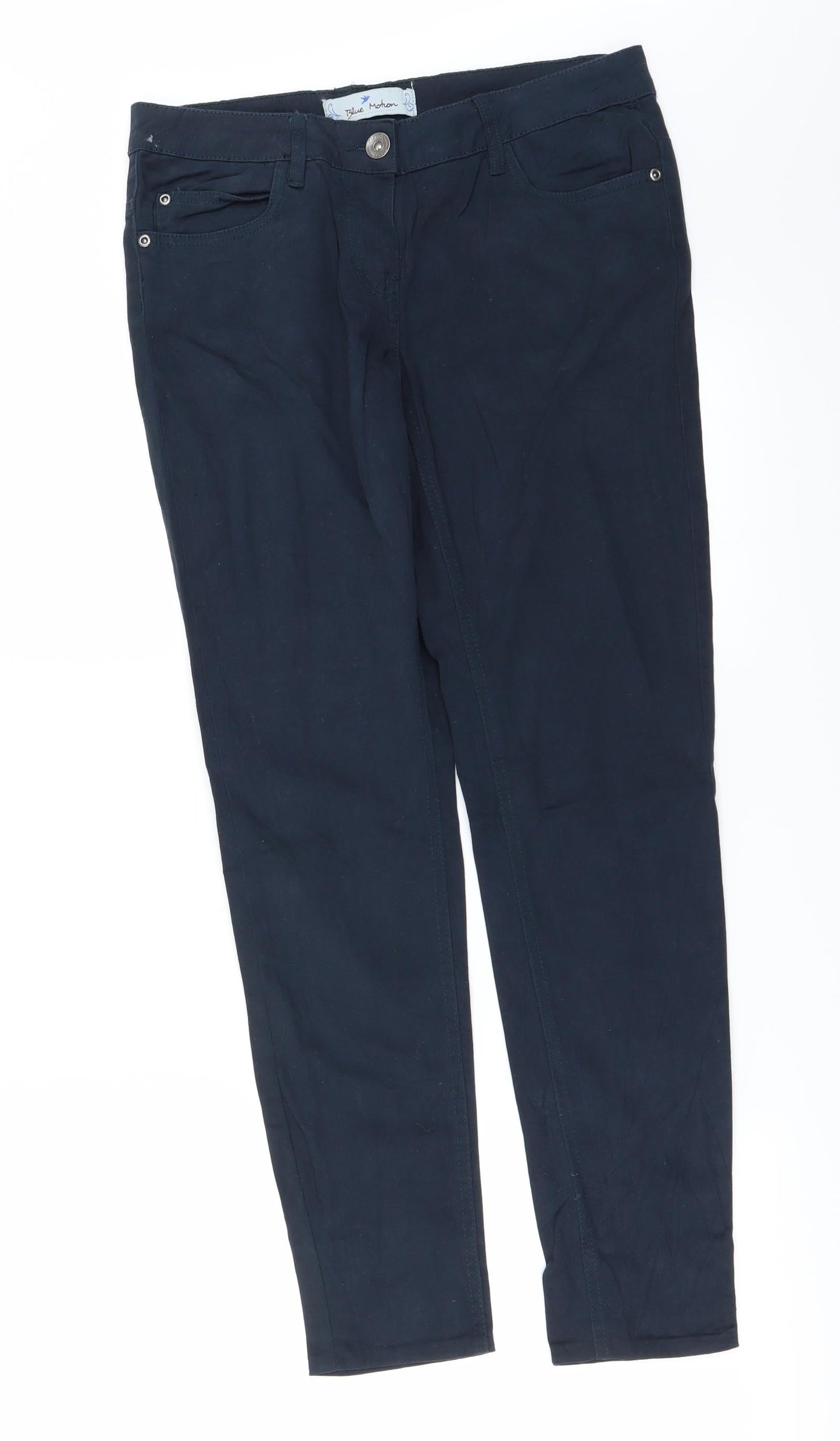 Preworn Womens Blue   Straight Jeans Size 8 L26 in