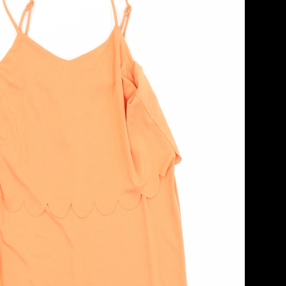 ASOS Womens Orange   Camisole Blouse Size 10