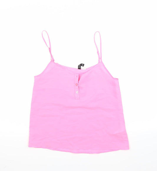 Divided Womens Pink   Camisole Blouse Size 8