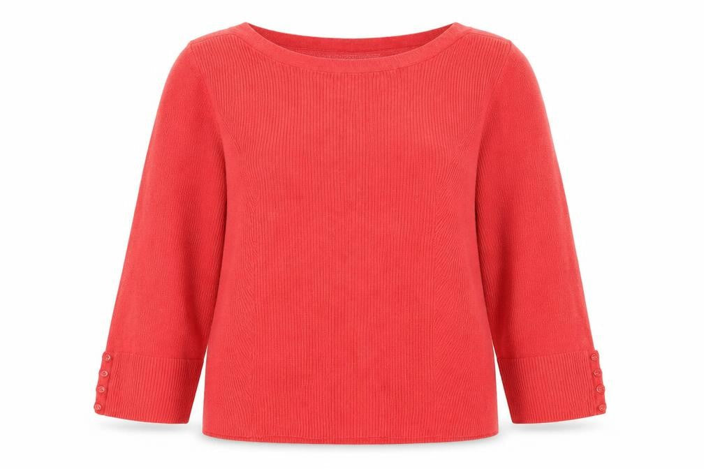 Maine Womens Red   Pullover Jumper Size 16