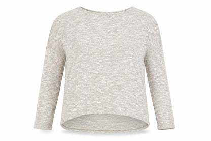 Front view of New Look women’s beige jumper, size UK 14