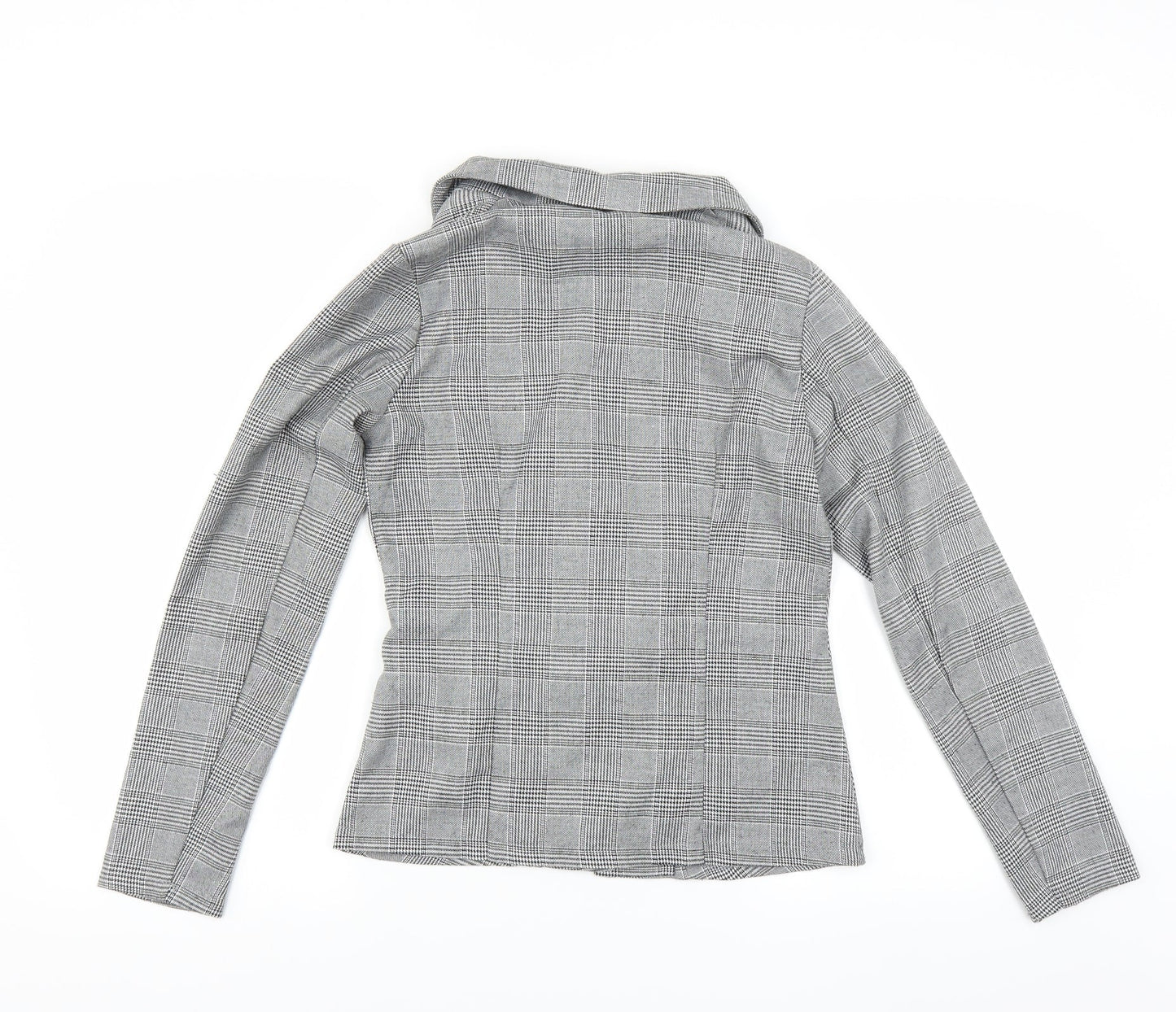 Love & Other things Womens Black Houndstooth  Jacket Blazer Size XS