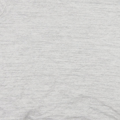 Brand and care label for George women’s grey jersey pullover sweatshirt, size 2XL, - knot detail