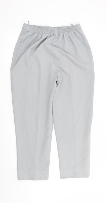 Back view of F&F women’s grey trousers, size UK 16, 26-inch leg