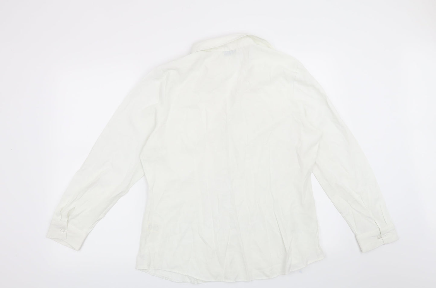 Dorothy Perkins Womens White   Basic Button-Up Size 18