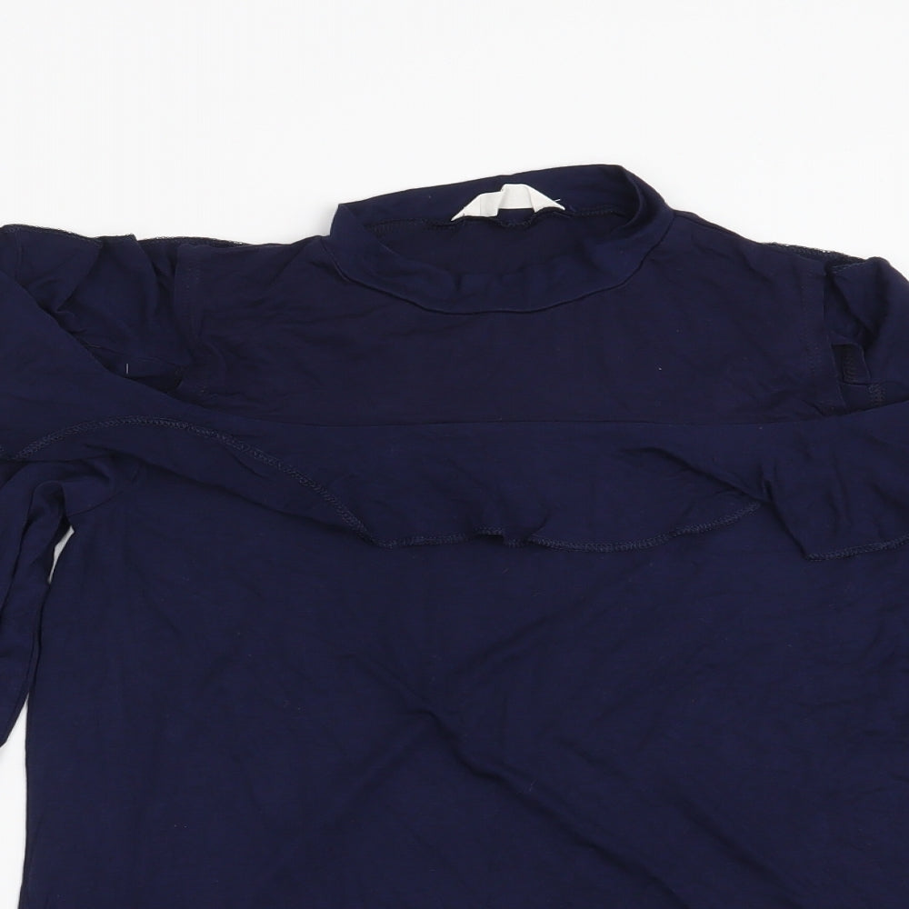 Candy Couture Girls Blue   Basic T-Shirt Size 14 Years