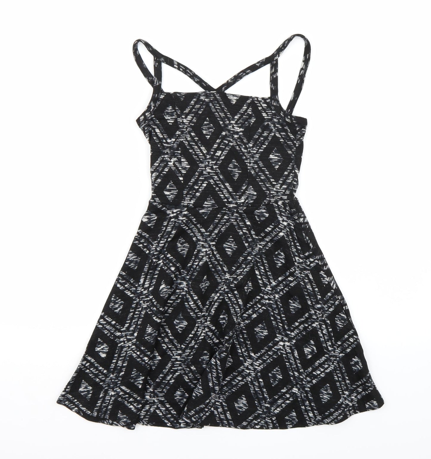 Topshop Womens Black   A-Line  Size 6