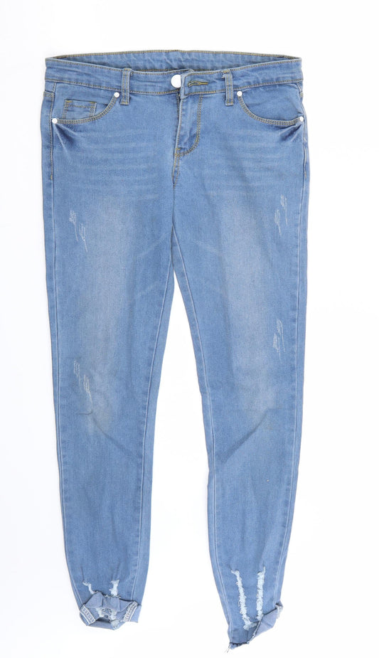 Preworn Womens Blue   Cropped Jeans Size 30 L27 in
