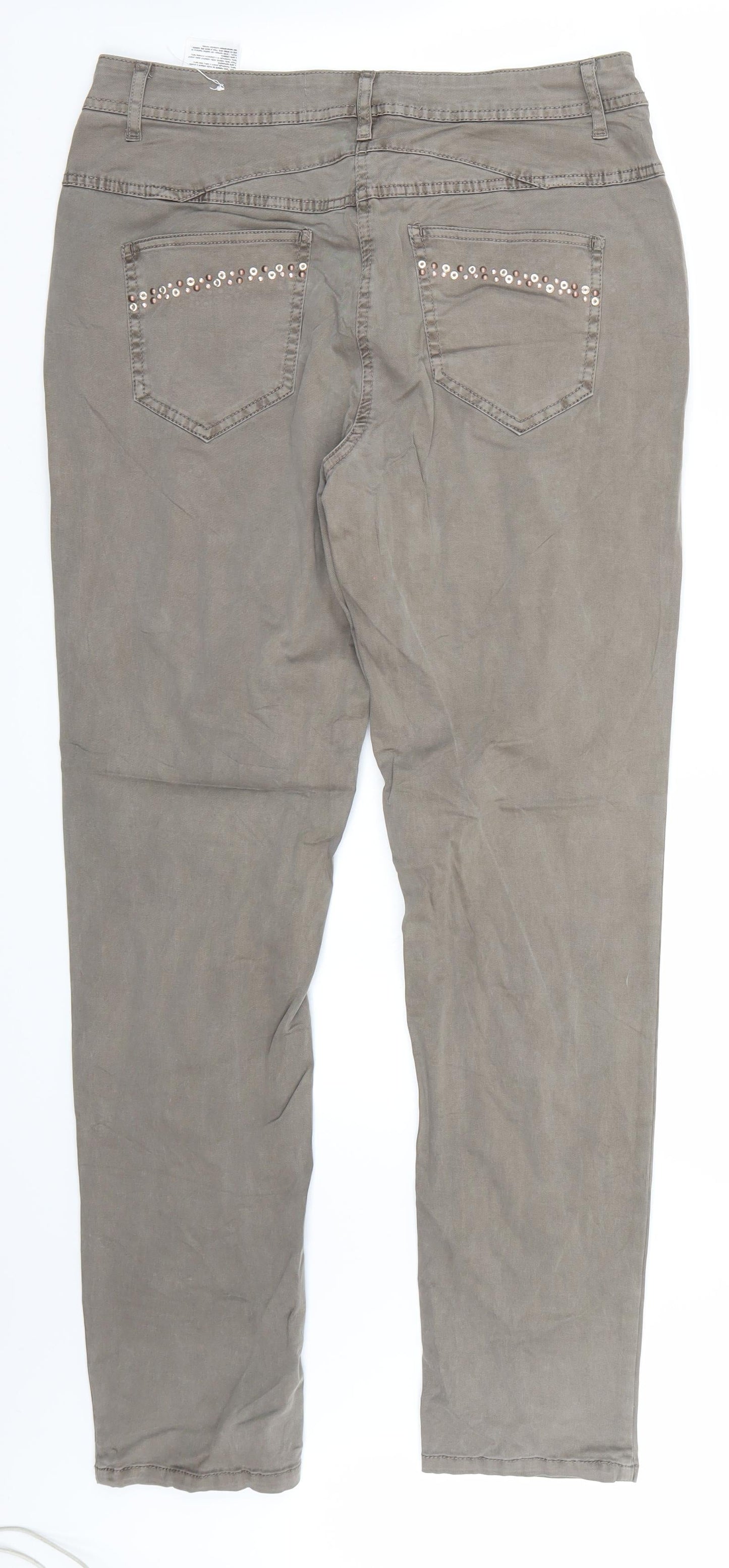 Cecil Womens Green   Straight Jeans Size 29 L31 in