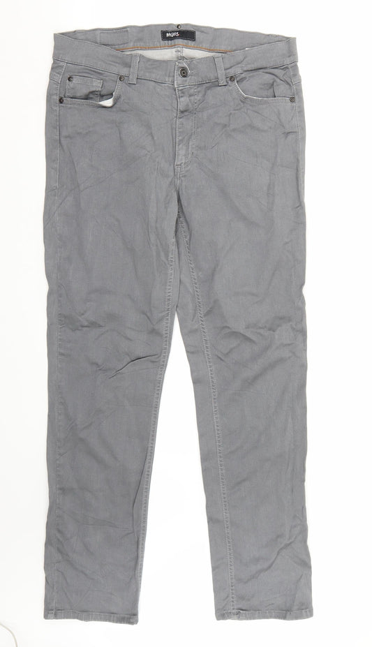 Angels Womens Grey   Straight Jeans Size 34 L32 in