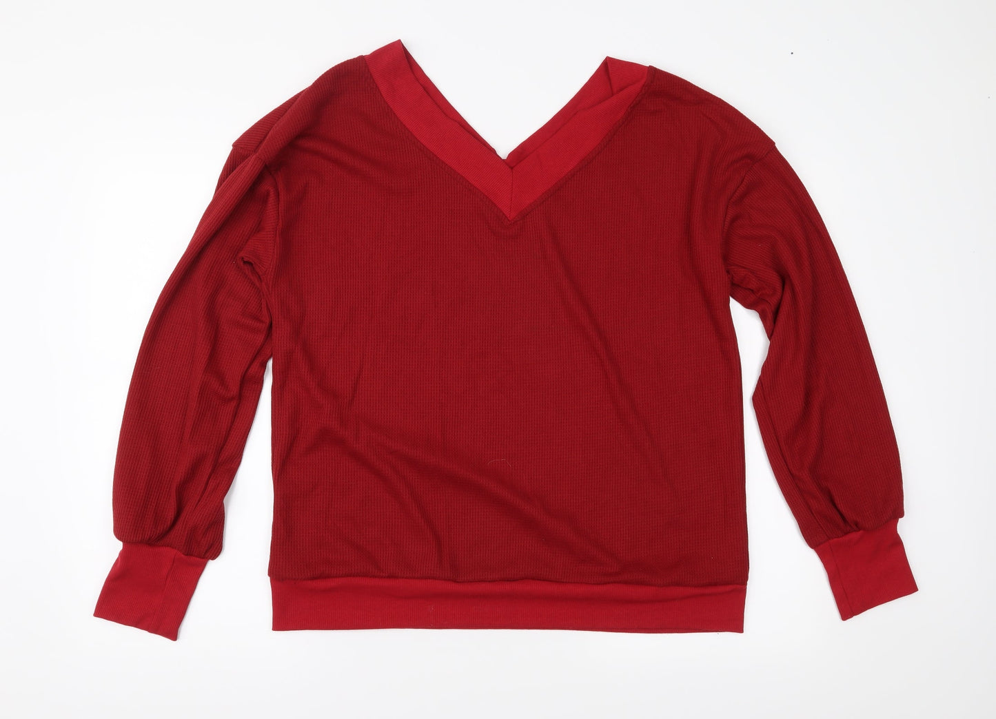 Preworn Womens Red   Basic Blouse Size L