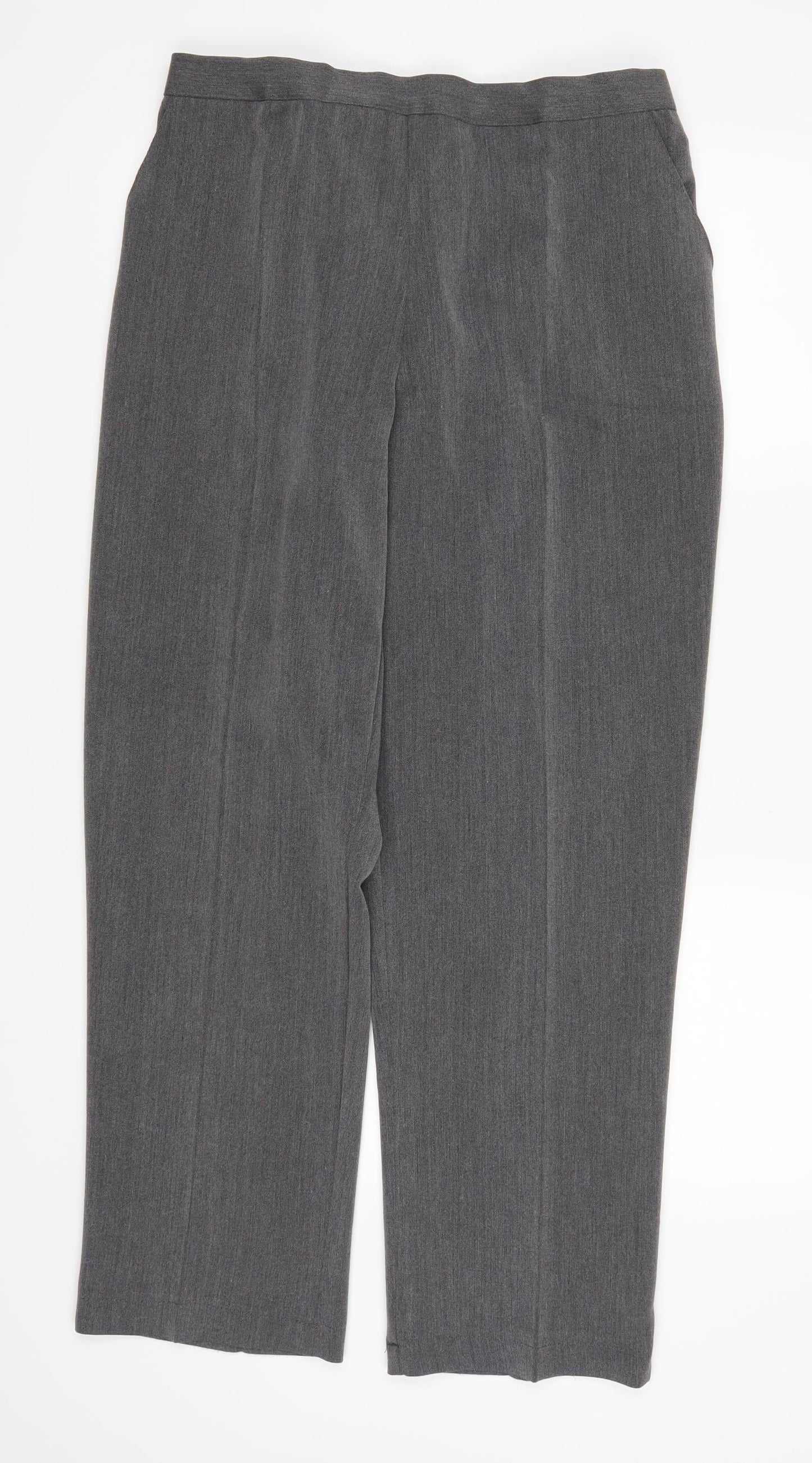 Preworn Womens Grey   Trousers  Size 34 in L29 in