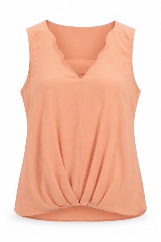 New Look Womens Orange   Basic Tank Size 16