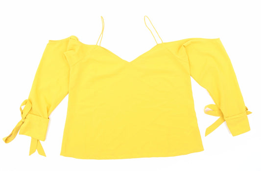 ASOS Womens Yellow   Camisole Blouse Size 10