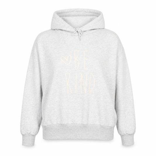Front view of Papaya women’s grey pullover hoodie, size M