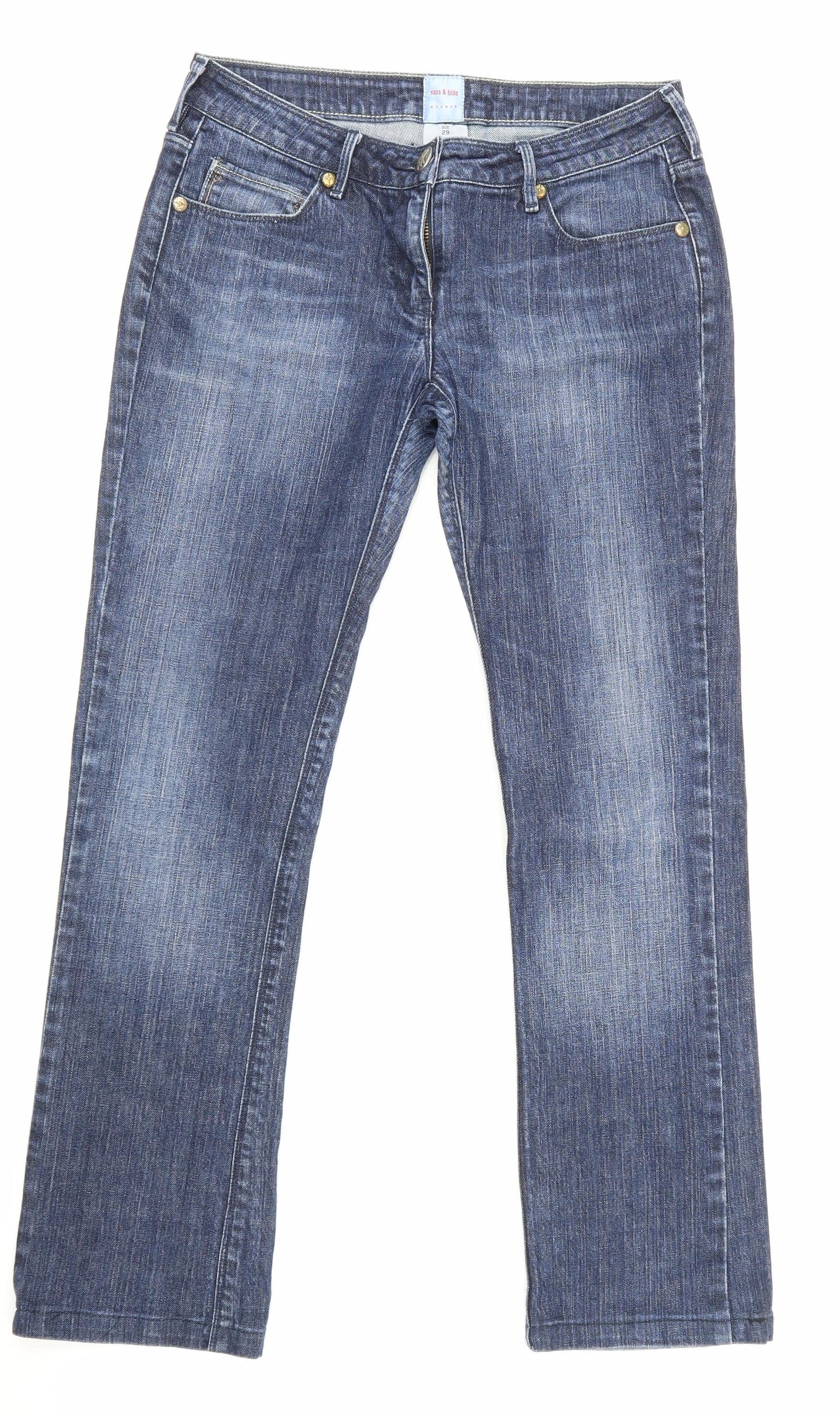 sass&hide Womens Blue   Straight Jeans Size 29 in