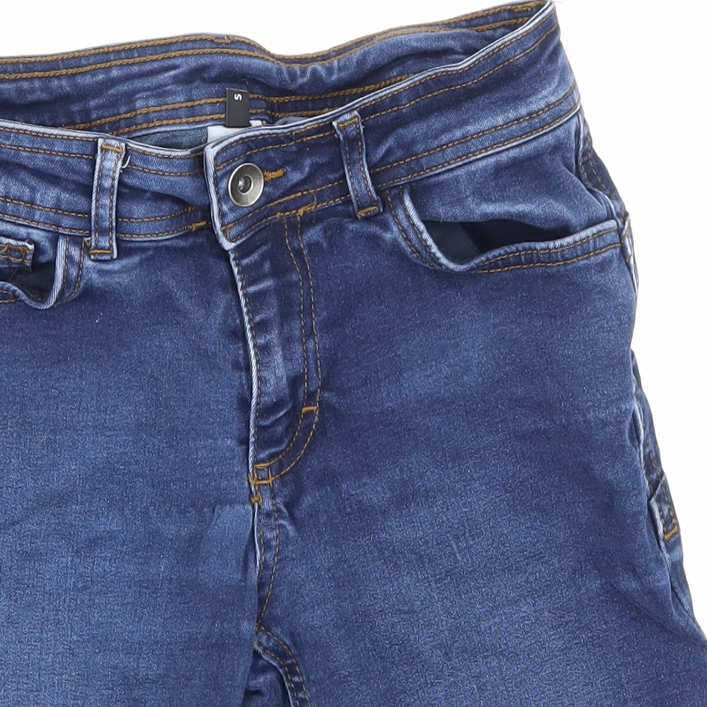 Primark Boys Blue  Denim Cargo Shorts Size S