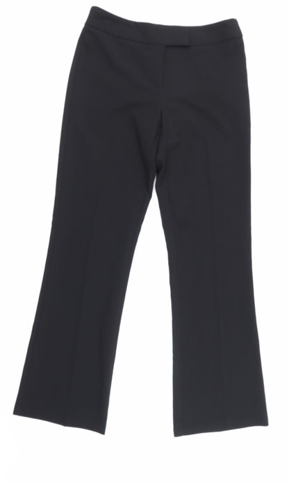 Front view of George women’s black trousers, size UK 8