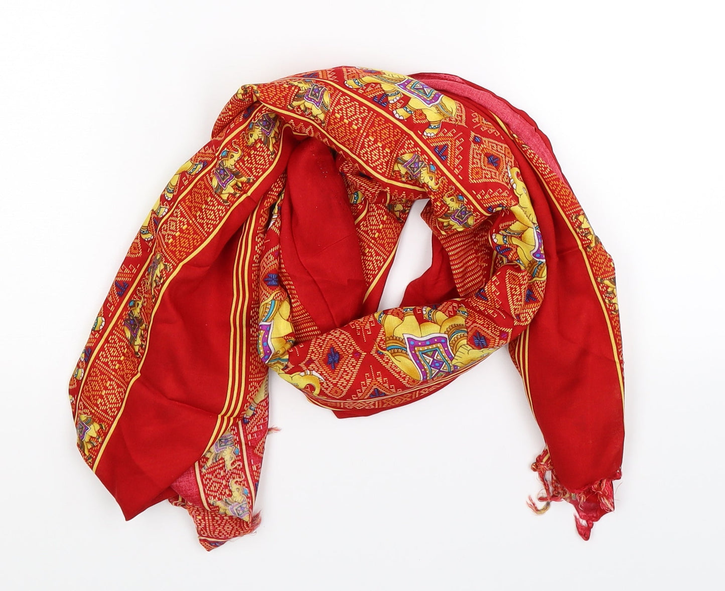Preworn Womens Red    Scarf