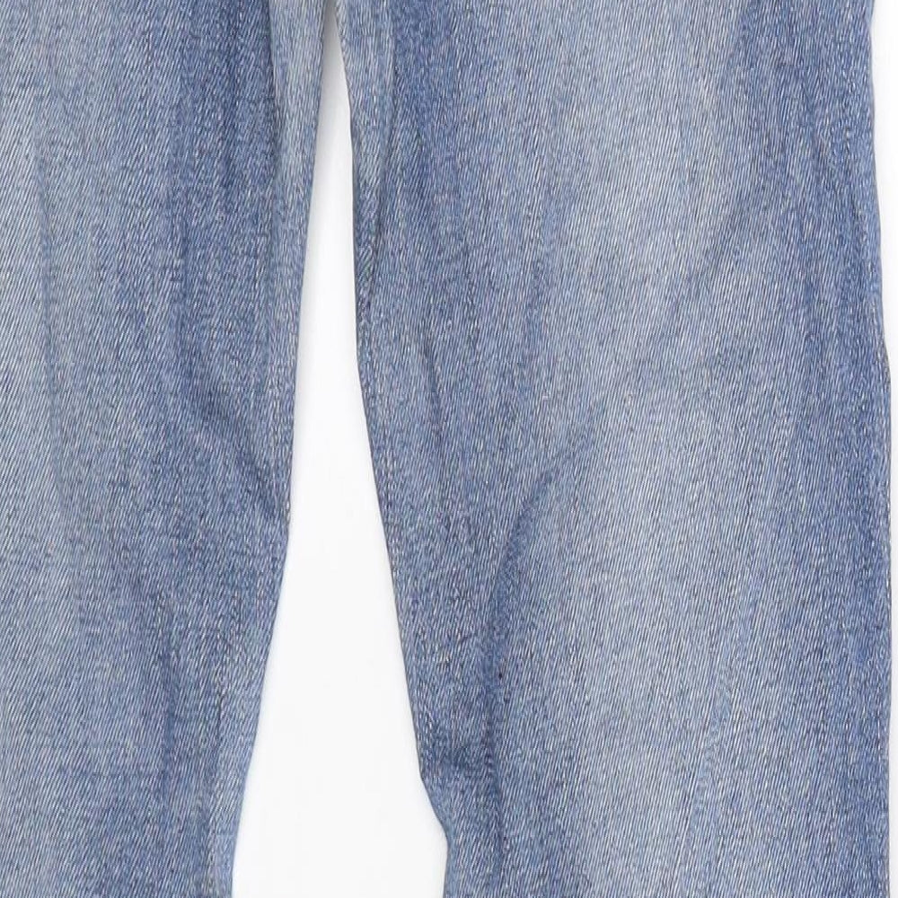 Preworn Womens Blue  Denim Skinny Jeans Size 28 in L34 in