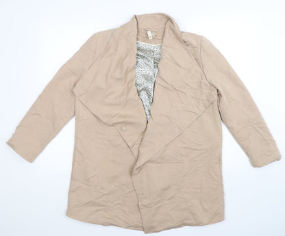 Additional front view of Divided women’s beige jacket, size UK 10