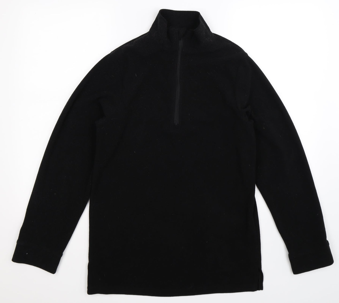 Preworn Mens Black  Fleece Jacket  Size S