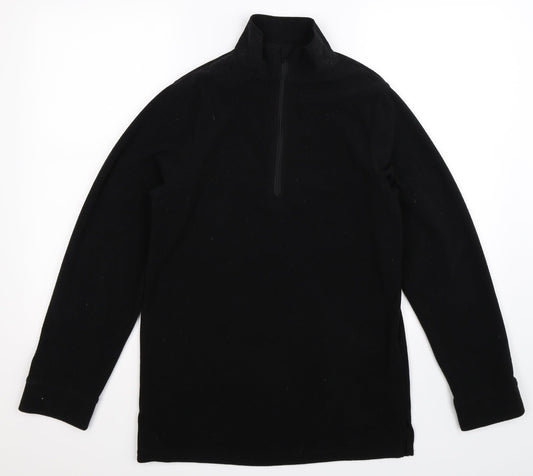 Preworn Mens Black  Fleece Jacket  Size S