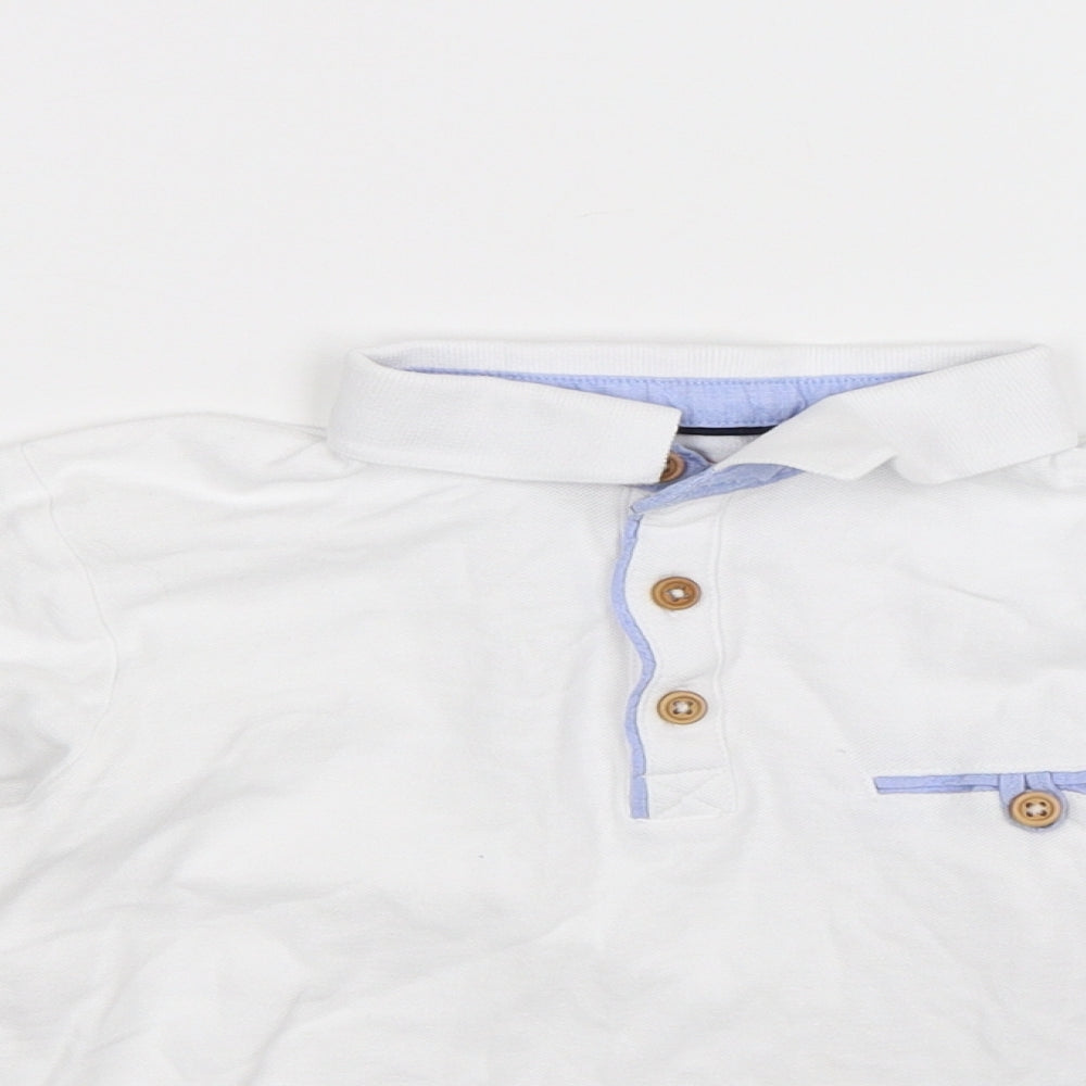 Lincoln Boys White   Basic Polo Size 9 Years