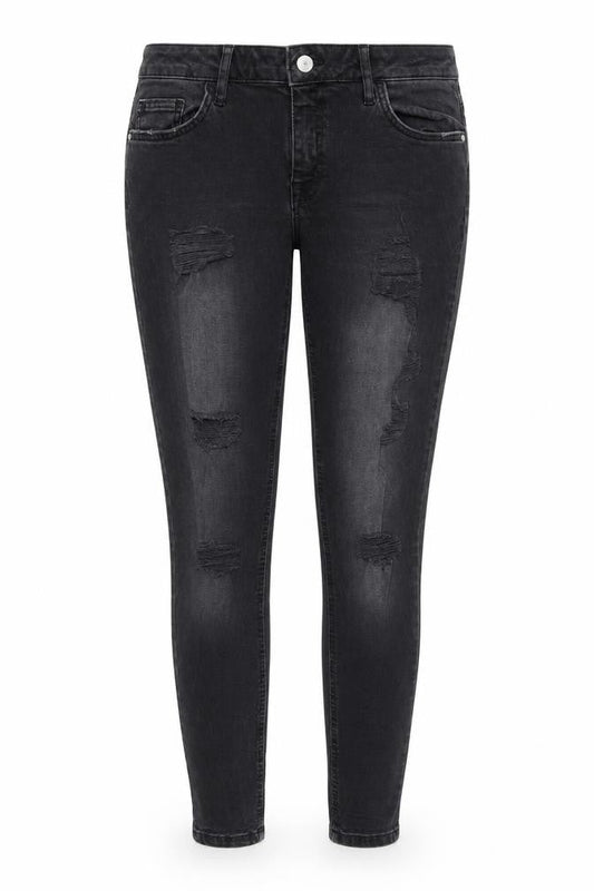 DenimCo Womens Black   Skinny Jeans Size 12 L27 in
