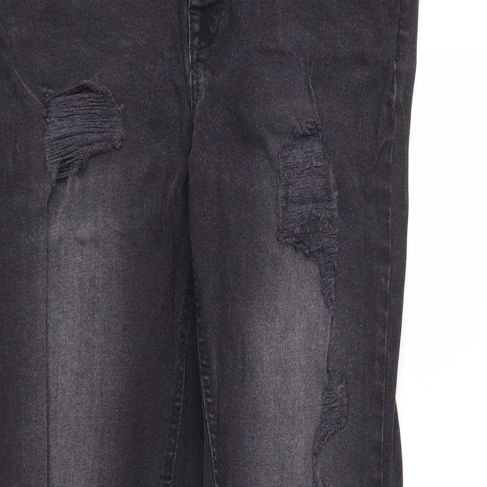 DenimCo Womens Black   Skinny Jeans Size 12 L27 in