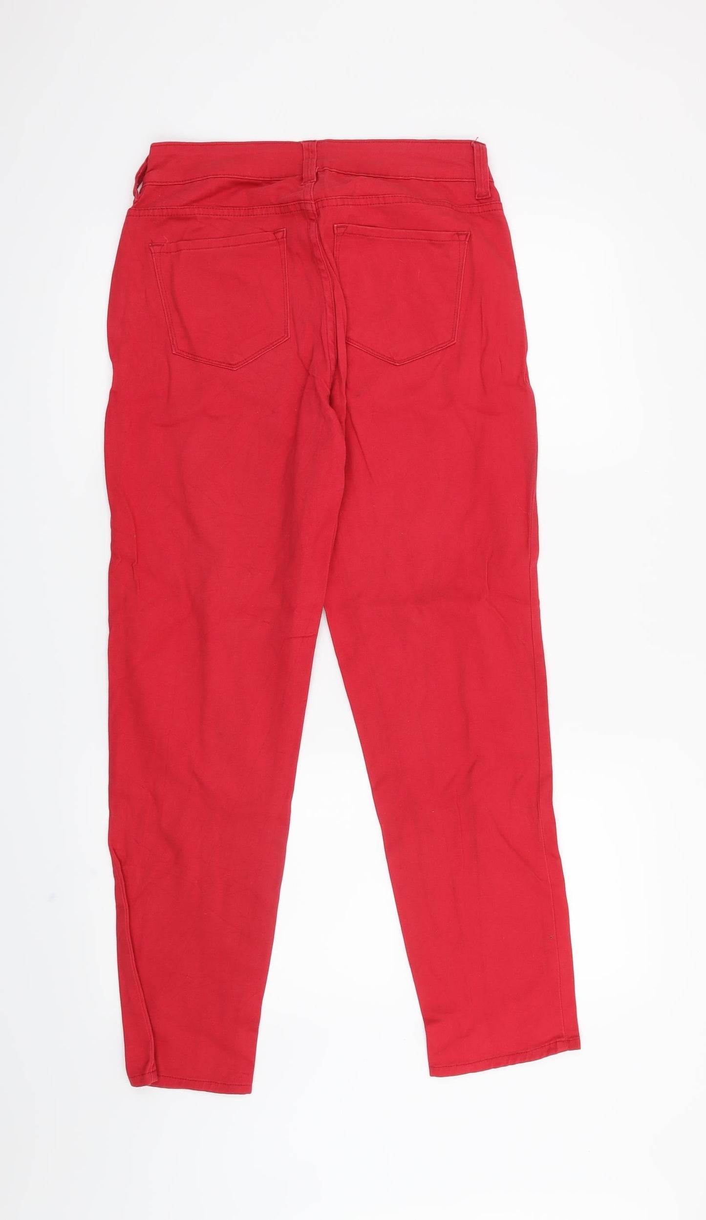 NYJD Womens Red   Skinny Jeans Size 6 L27 in