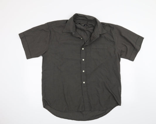 Creed Mens Grey    Button-Up Size XL